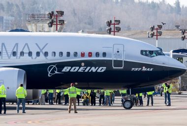 A Boeing 737 MAX